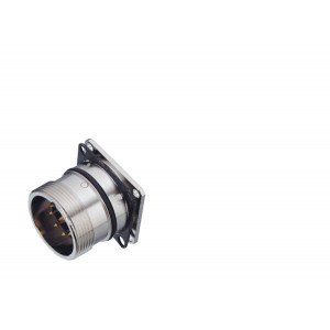 99 4637 80 06 M23 square male panel mount connector